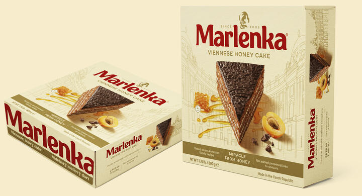 Vídeňský medový dort obaly