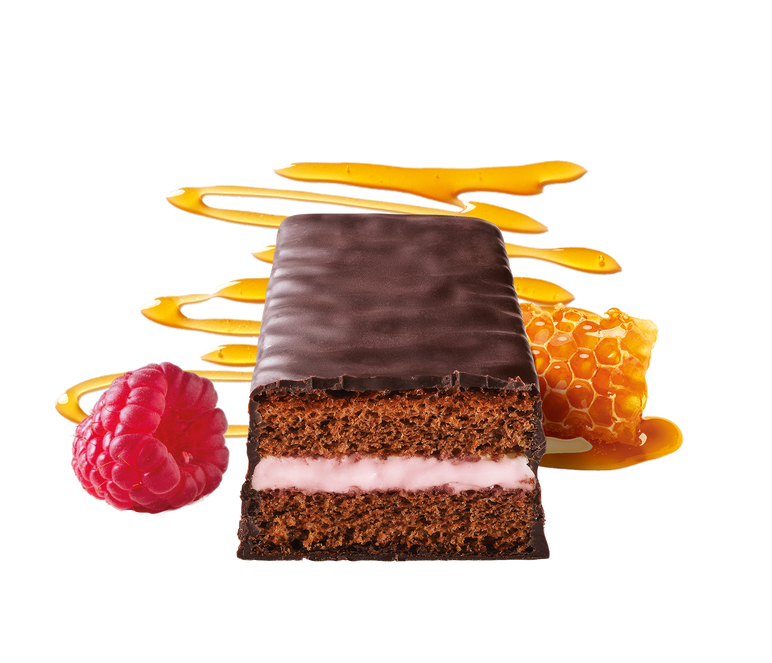 Malinový medový Snack