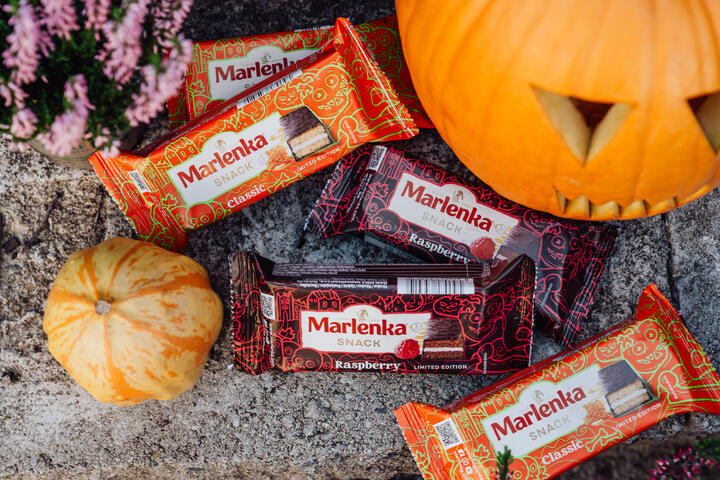 Halloweenský snack Marlenka